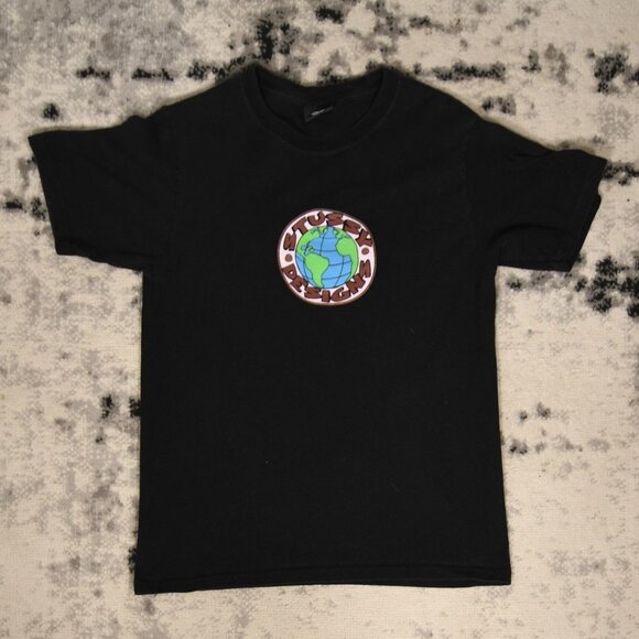 Stussy Globe T-Shirt - Picture 1 of 4